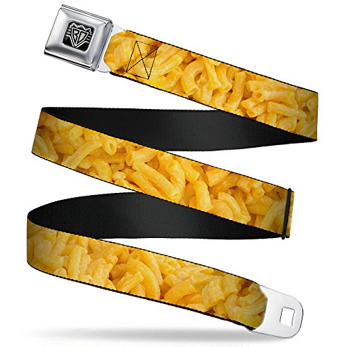 Buckle-Down Unisex-Adult's Seatbelt Belt Mac & Cheese XL, mac/Cheese Vivid, 1.5