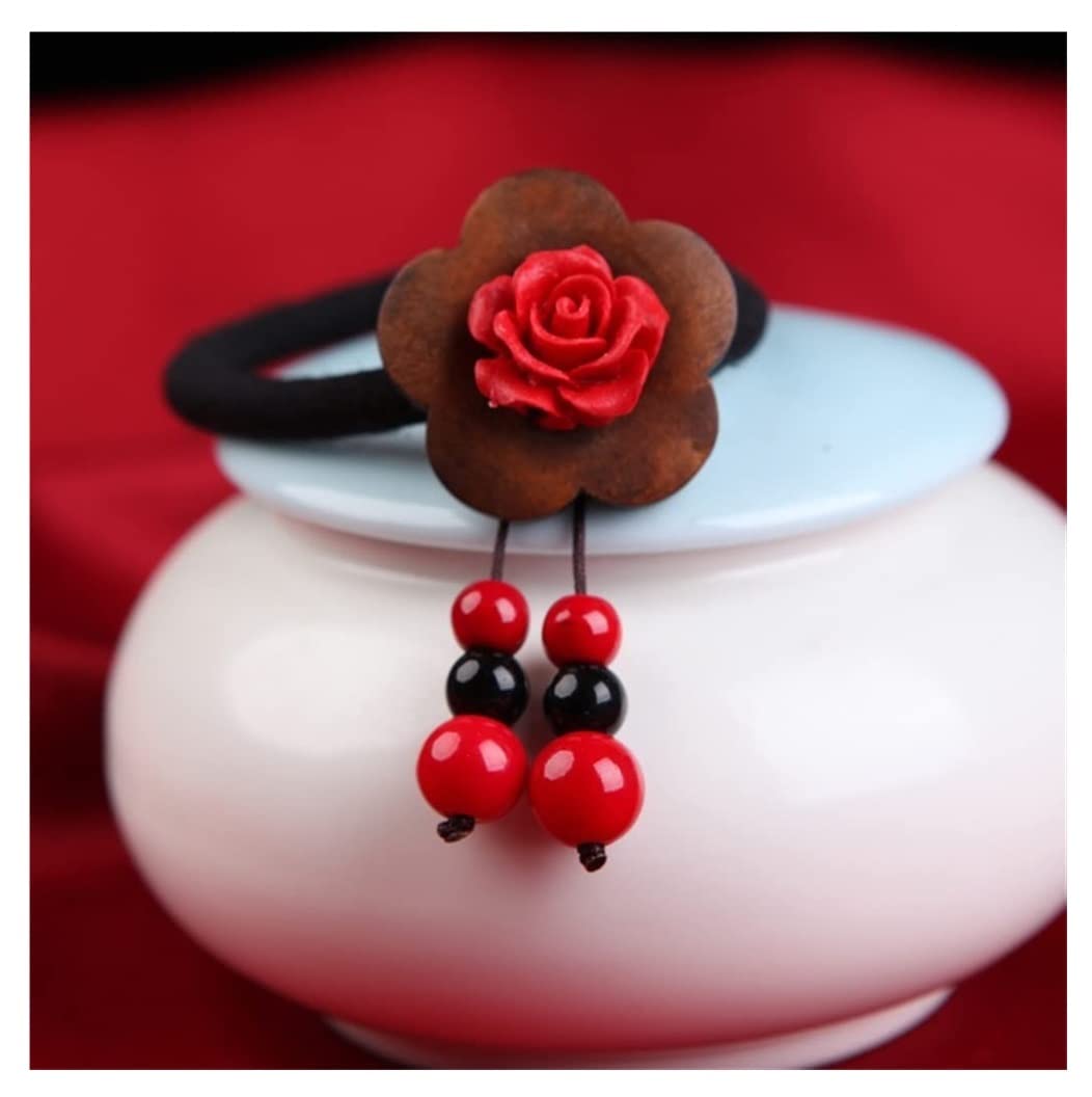 Scrunchies Per Capelli Scrunchies Per Capelli A Fiore Fasce Elastiche Per Cravatte Porta Cavallo Accessori Per Elastici Per Coda Di Cavallo