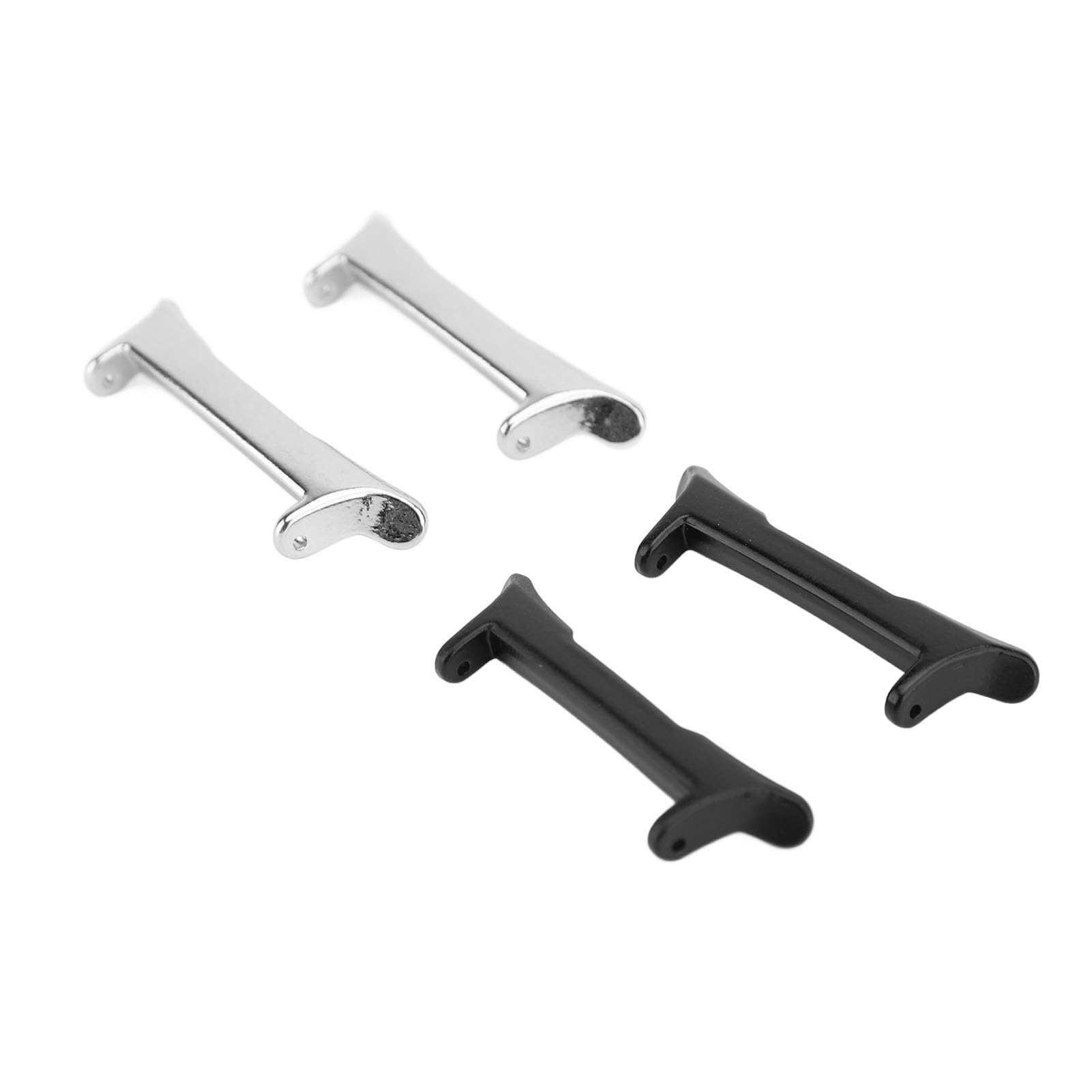 2 Pairs of 22mm Watch Band Connectors, Quick Release Stainless Steel Adapters for Galaxy Watch Ultra 47mm