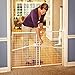 Toddleroo by North States - Quick-Fit Extra-Wide Wire Mesh Wooden Baby Gate: Pressure Mounted Baby Gate for Doorways - Adjustable 29.5 to 50 Inches Wide - 31 Inches Tall