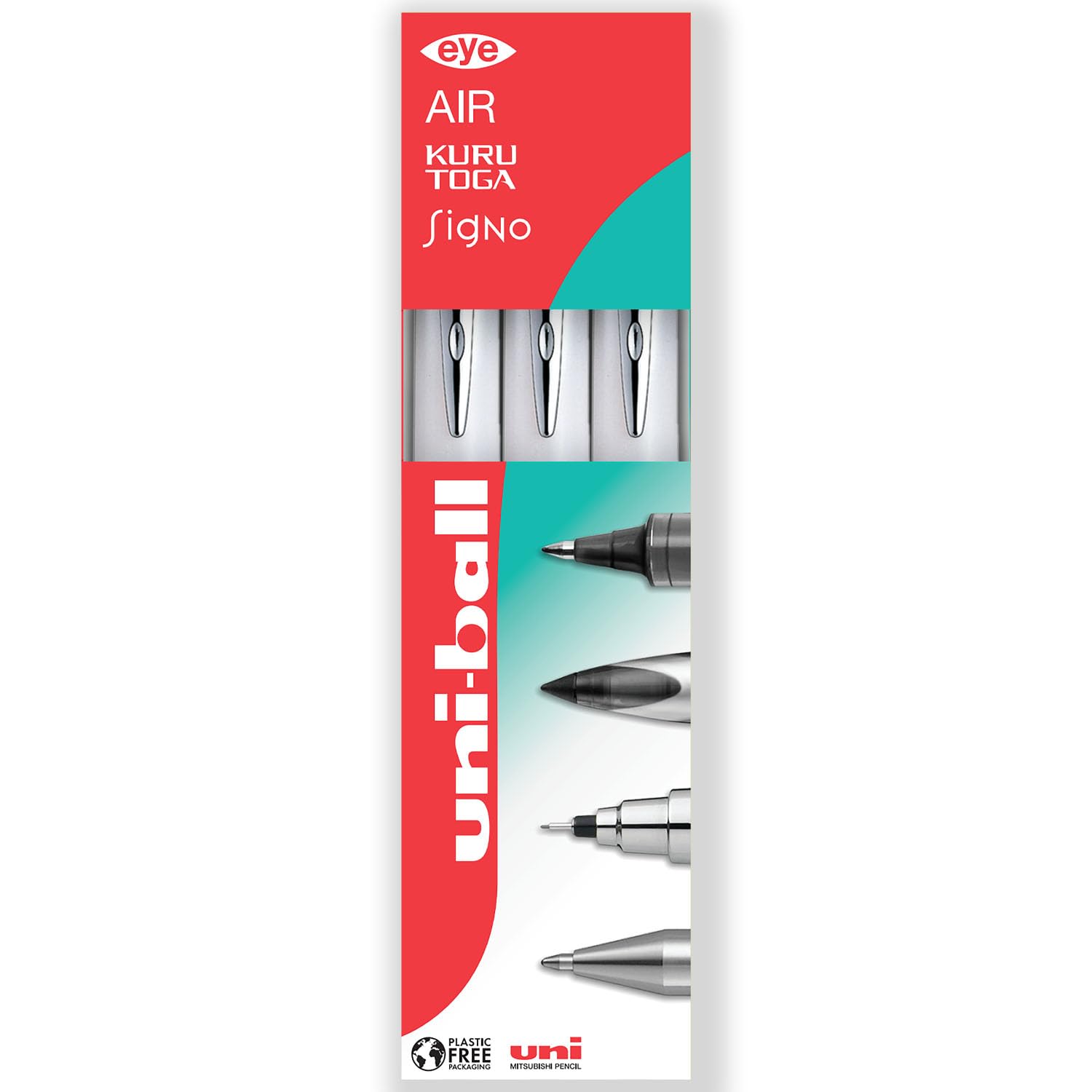 uni-ball Vision Elite UB200 rollerpen, zwart - Clips & Paper