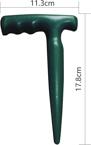 Miniatura 6 de Dibber Bulb - Herramientas de plantación de plántulas, mango de jardín para trasplante, mango de jardín, perforador para jardinería y cuidado de