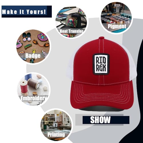 Image of ZH 12 Pack Mesh Trucker Hats, Bulk Baseball Caps for Men and Women, Trucker Cap Wholesale