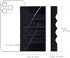 WeDoDecor Portajabón de Mármol Negro Mate Real para Lavabo y Ducha, Bandeja de Piedra Pequeña, Sostenedor Único para Jabón en Barra con Drenaje | Antideslizante, Accesorios de Lujo para Baño 3