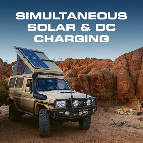Image of REDARC Dual Input 40A in-Vehicle DC to DC Battery Charger with MPPT Solar Regulator, Green Power Priority, 12V /24V Compatible, for Lithium, AGM, Gel, Lead Acid, Calcium, LiFePO4 Batteries