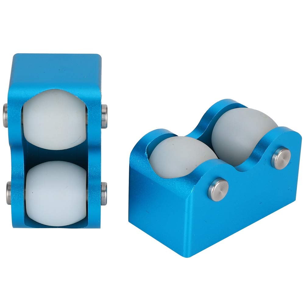 Restokki 2PCS Aluminum Professional Billiards Cue Straightness Detection Snooker Pool Straight Detective Tools Supplies