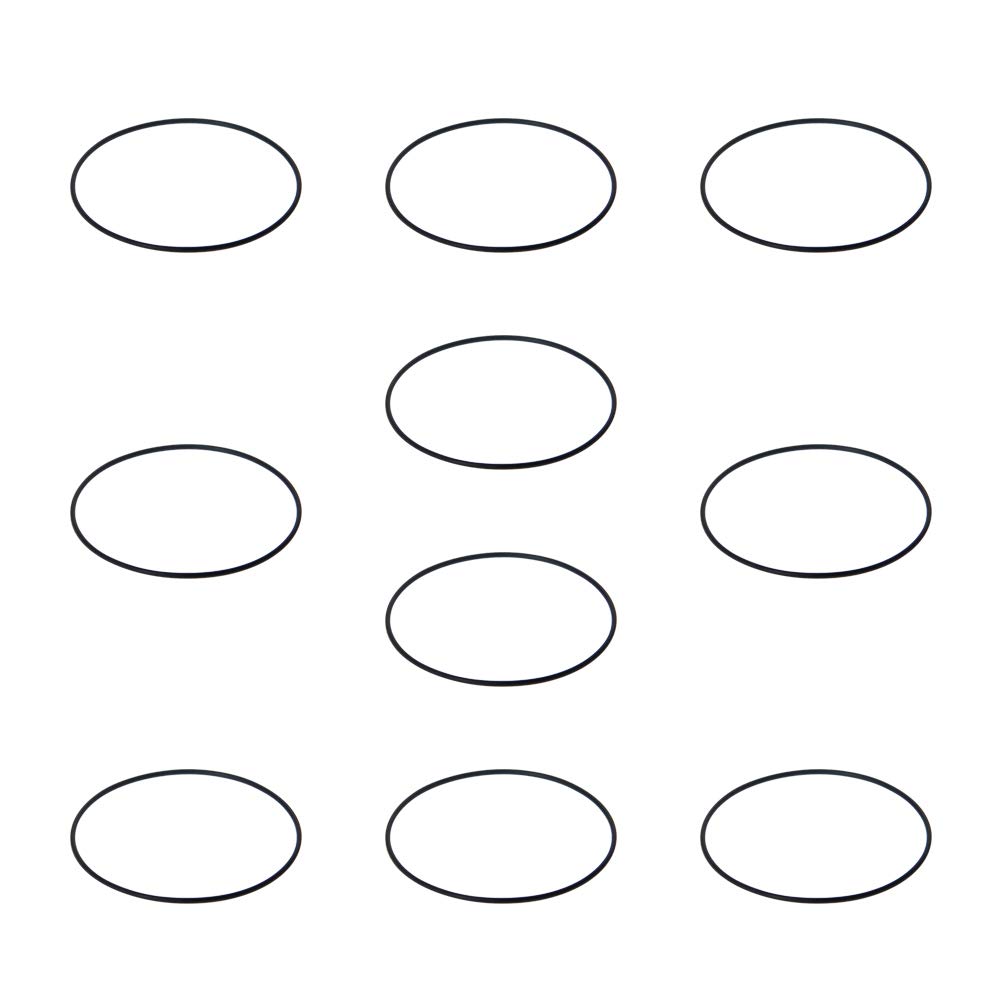 Othmro 10Pcs Rubber O-Rings, Nitrile Rubber Washers Seal O Rings, 62mm OD 59mm ID 1.5mm Width, Sealing Gasket for Taps, Plumbing — image 1