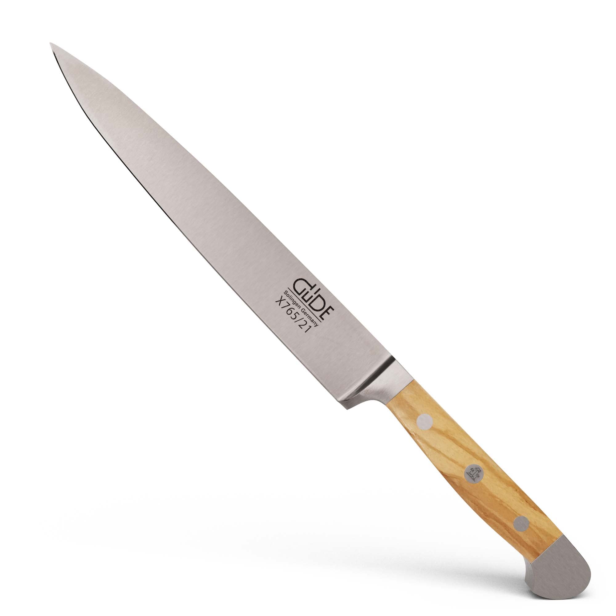 Güde X765/21 Schinkenmesser, geschmiedet, Serie Alpha Olive