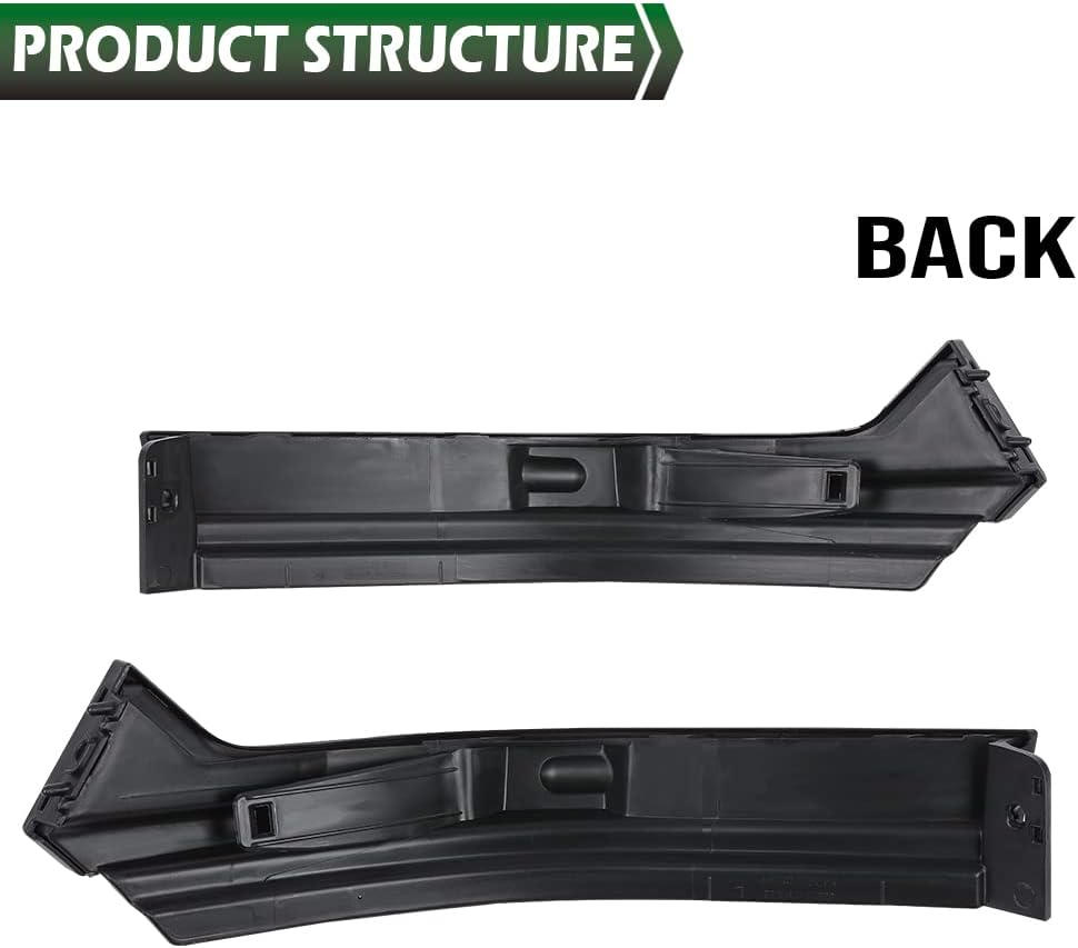 GRAND ORANGE Front Bumper Trim Headlight Filler Molding Compatible with Dodge Ram 2500 3500 2010 2011 2012 2013 2014 2015 2016 2017 2018 Left and Right Side 55372919AD
