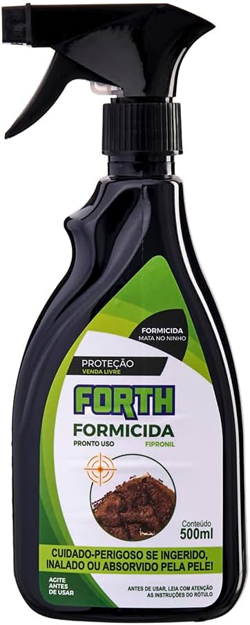Forth Formicida Mata no Ninho, Pronto Uso, Fipronil, 500ml.