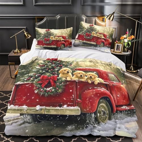 Housse de couette scène de ferme rustique pour chambre chalet chaleureuse