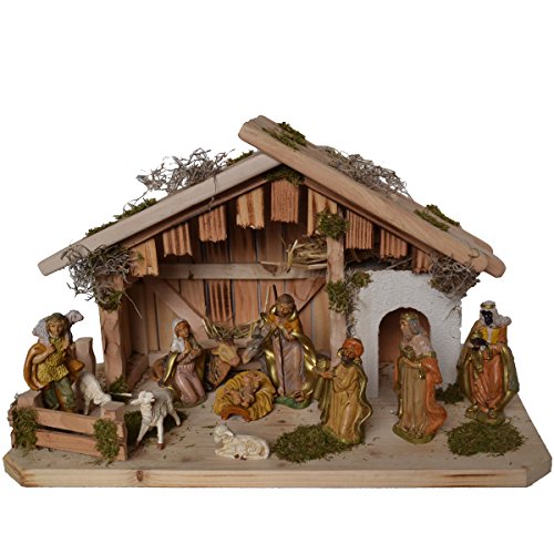 Alfred Kolbe Krippen Weihnachtskrippe, Braun, 50x25x30cm Cover