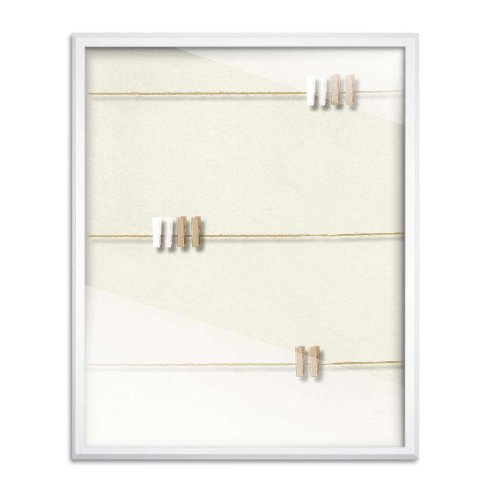 Bildershop-24 Marcos para Fotos, Fotos, Fotos, Calzado de bebé, Incluye 20 Pinzas y Cuerda 13 x 18 cm Varianto35 Blanco con paspartú Azul, MDM, Crema Blanco, 20 x 20 cm