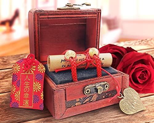 Pulseras Hilo Rojo del Destino con Cofre 51Pk