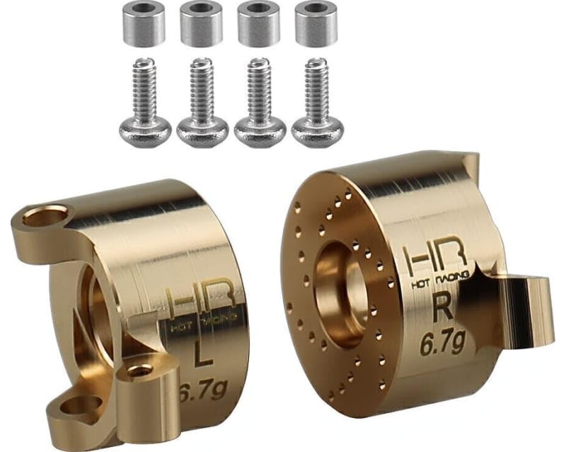 チェーンステアリング　　ホットロッド Amazon.com: Hot Racing Axial SCX30 Brass Front Steering Blocks