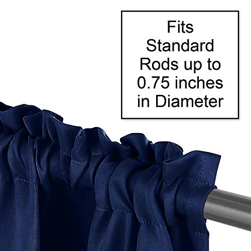 Sweet Jojo Designs Navy White Deer Boys Bedroom Decor Window Treatment Panels For Navy Blue, Mint And Grey Woodsy Collection - Set Of 2 #TOP3