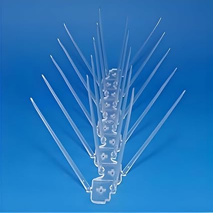 VIMLA Bird Spikes (Set of 100 Pieces), Anti Pigeon Spikes, Polycarbonate Bird Control Spikes