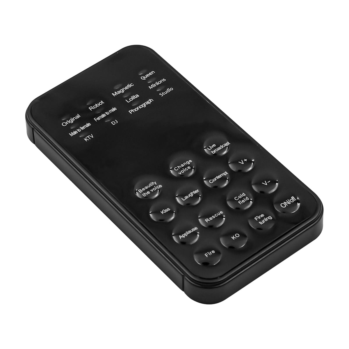 WANGCL Cambiador de voz portátil universal, 12 efectos de sonido, USB, Windows, PC, consola de juegos, móvil, tableta, instrumento de música