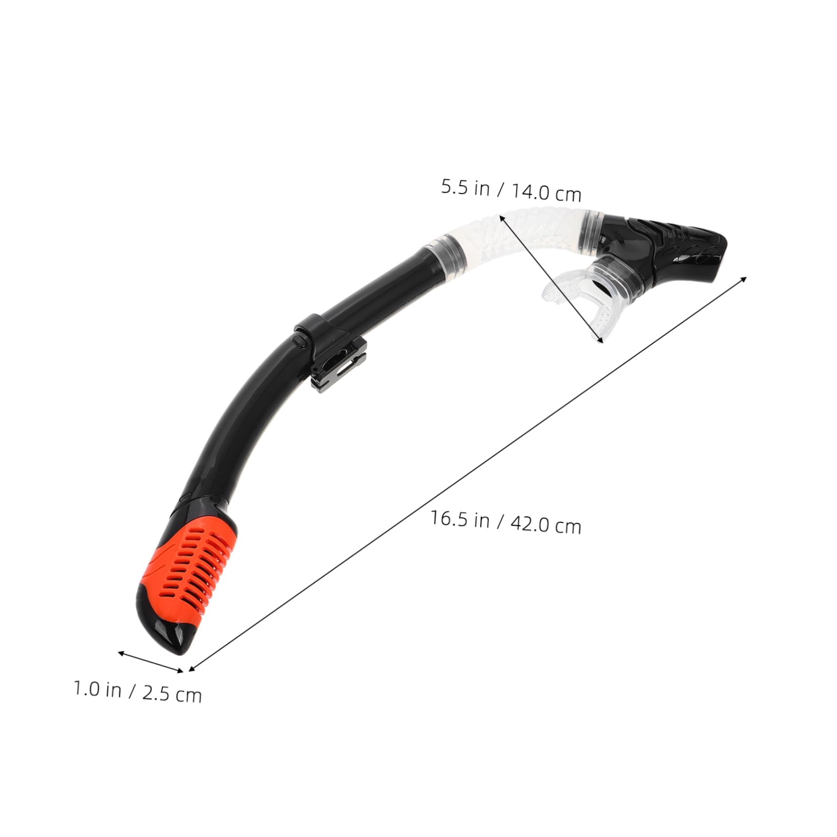 BESPORTBLE Adult Diving Snorkel Snorkeling Equipment for Men Women Silicone Mouthpiece Snorkeling -Way Purge Valve Lap Swimming Snorkel