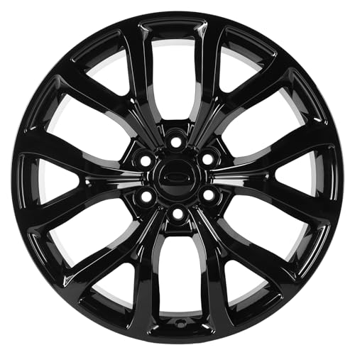 HOLUEKU New Single 22x9.5 inch 22 Inch 22x9.5' Premium Aluminum Alloy Wheel Rim Fits for Ford F-150 Expedition F150 2004-2025, OEM Design Replacement Rim, Gloss Black