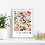 Henri Matisse Canvas Wall Art Prints - Matisse La Japonaise Art Poster Henri Matisse Exhibition...