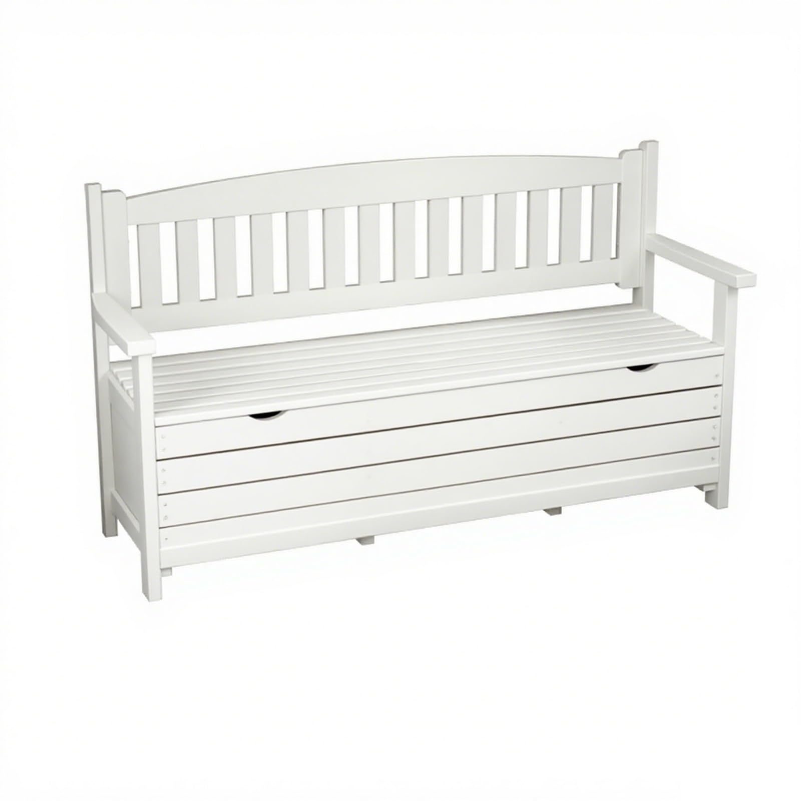 Ławka Ogrodowa, Odporna na Warunki Atmosferyczne, Precyzyjnie Polerowana, Meble Ogrodowe na Patio, Werandę, Taras, Trawnik, Dekorację Wejścia(White,80x45x85cm/32x18x33in)