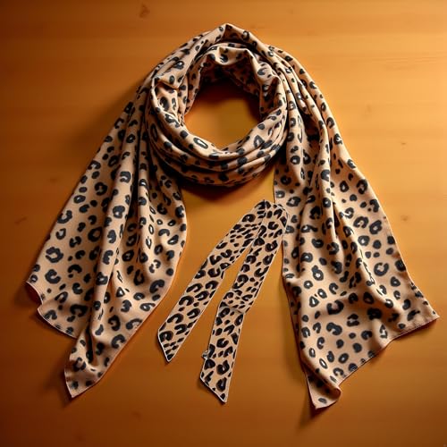 Brown Leopard Neck Tie Chic Skinny Scarf Hairband Stylish Purse Scarf Leopard Accessory Women's Fashion Scarves Women's Fashion Scarves Scarves and Wraps3