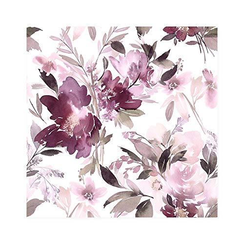 Affiche lavande moderne et tableau fleurs violettes 60x60cm pour décoration murale salon