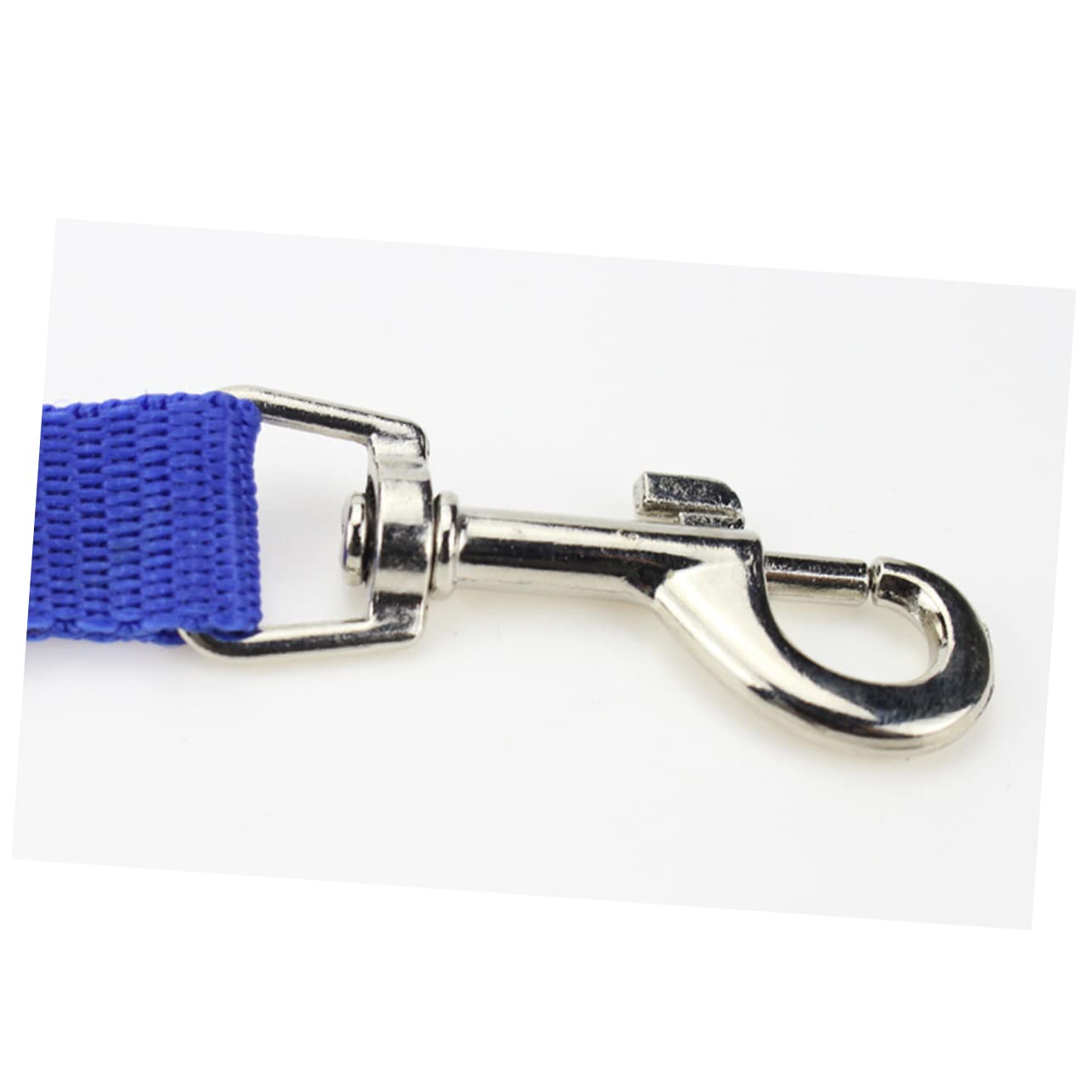 Levemolo Dual Dog Pet Traction Rope for Small Pets Double Handle Leash 1.5m Blue Nylon Dog Hauling Cable