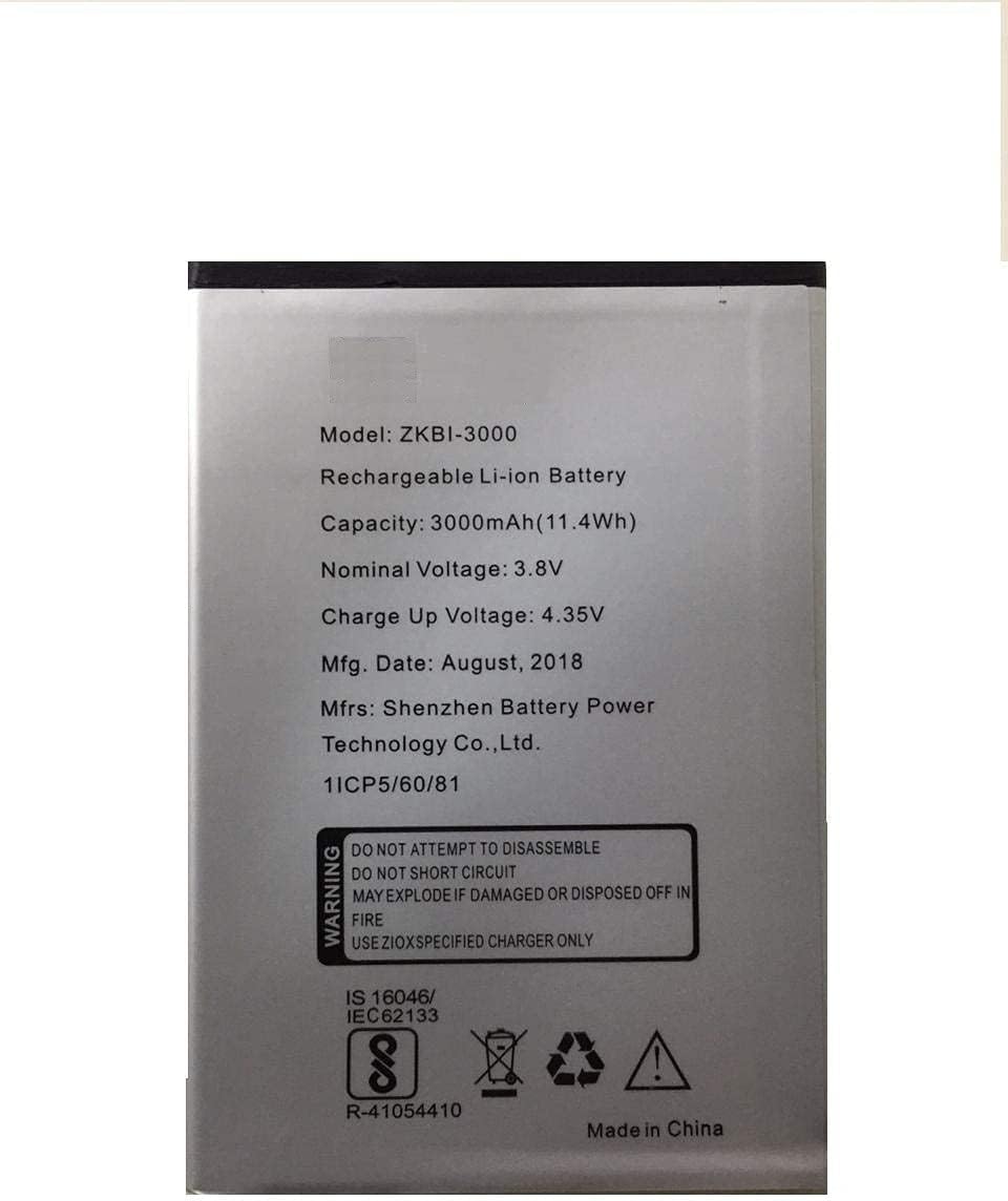 Giffen Mobile Battery for ZIOX Astra Force 5 (ZKB-3000) - 3000 mAh