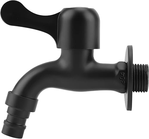 Miniatura 2 de Grifo de filtro de agua, rosca macho de 12 pulgada 304 de acero inoxidable grifo de lavadora para jardín, baño, lavabo de cocina