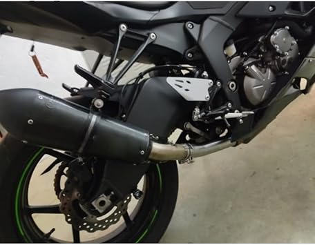 Silencer Eliminator Slip On For Kawasaki For ZX6R For Ninja 636 2009-2020 Motorcycle Exhaust Modified Middle Link Pipe Delete Slip-on Exhaust