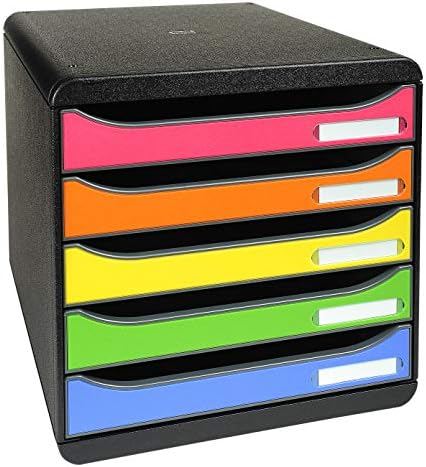 Exacompta 309798D - Módulo individual con 5 cajones para document...