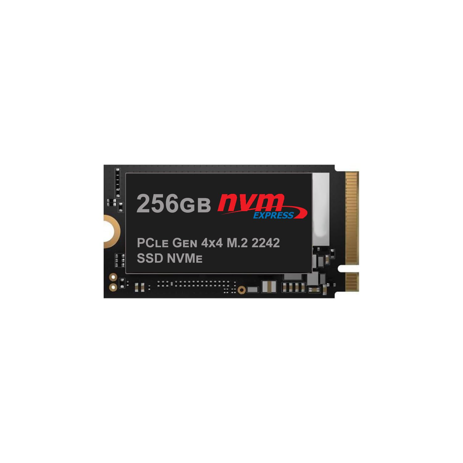 SSD PCIe NVMe Gen 4x4 de 256 Gb M2, unidad de estado sólido interna, compatible con ranura 2242, alta velocidad de transferencia de datos, para uso profesional, garantía italiana