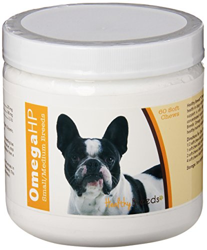 Healthy Breeds French Bulldog Omega HP Fatty Acid Skin and Coat S...