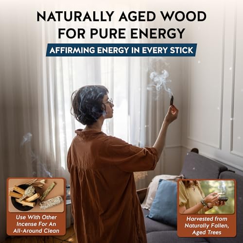 Alternative Imagination Palo Santo Sticks - Incense Sticks for Spiritual Cleansing, Stress Relief, Meditation Accessories, Home Fragrance - Sustainably Wild Harvested - Image 4