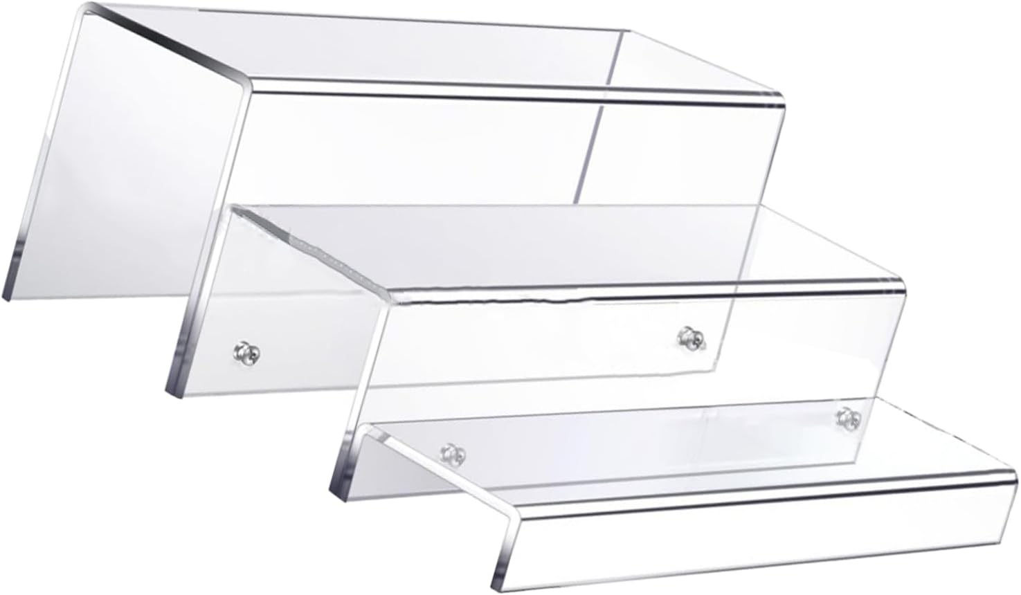 Elegant 3 Levels Wine Storage Rack Sturdy Acrylics Organizers Home Accessory for Multiple Bottles Organization Space Saving Storage