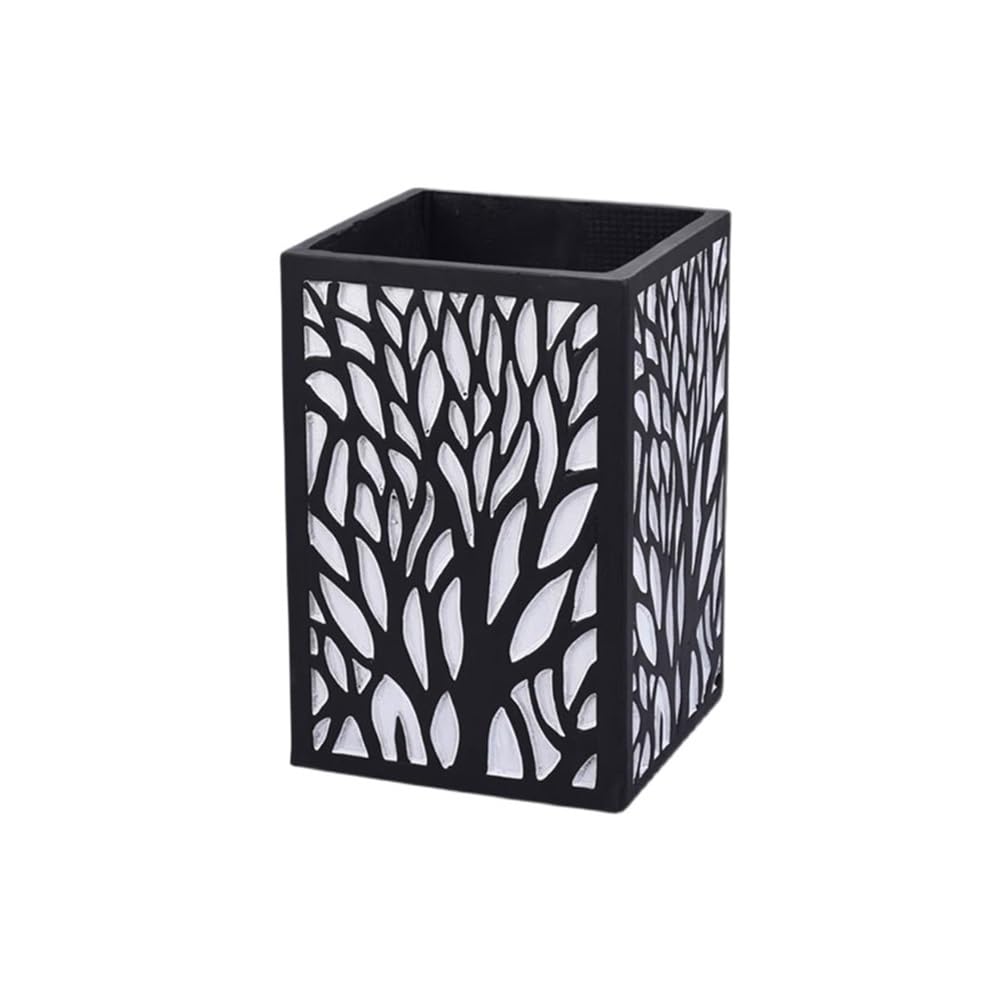 Pot de fleurs rectangulaire texturé pour un balcon verdoyant et un salon design