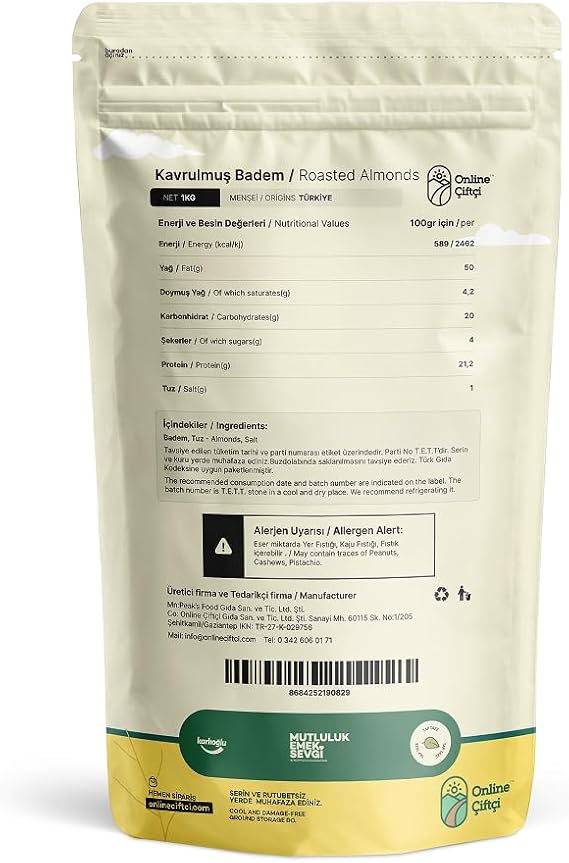 Karlıoğlu Roasted Almond 1KG