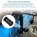Cutetool 2pcs 2pcs A20228 Suitable for Fluval FX4 FX5 FX6 High-Performance Canister Filter Rubber Hose Connector Replacement Parts for A214 A218 A219 Black