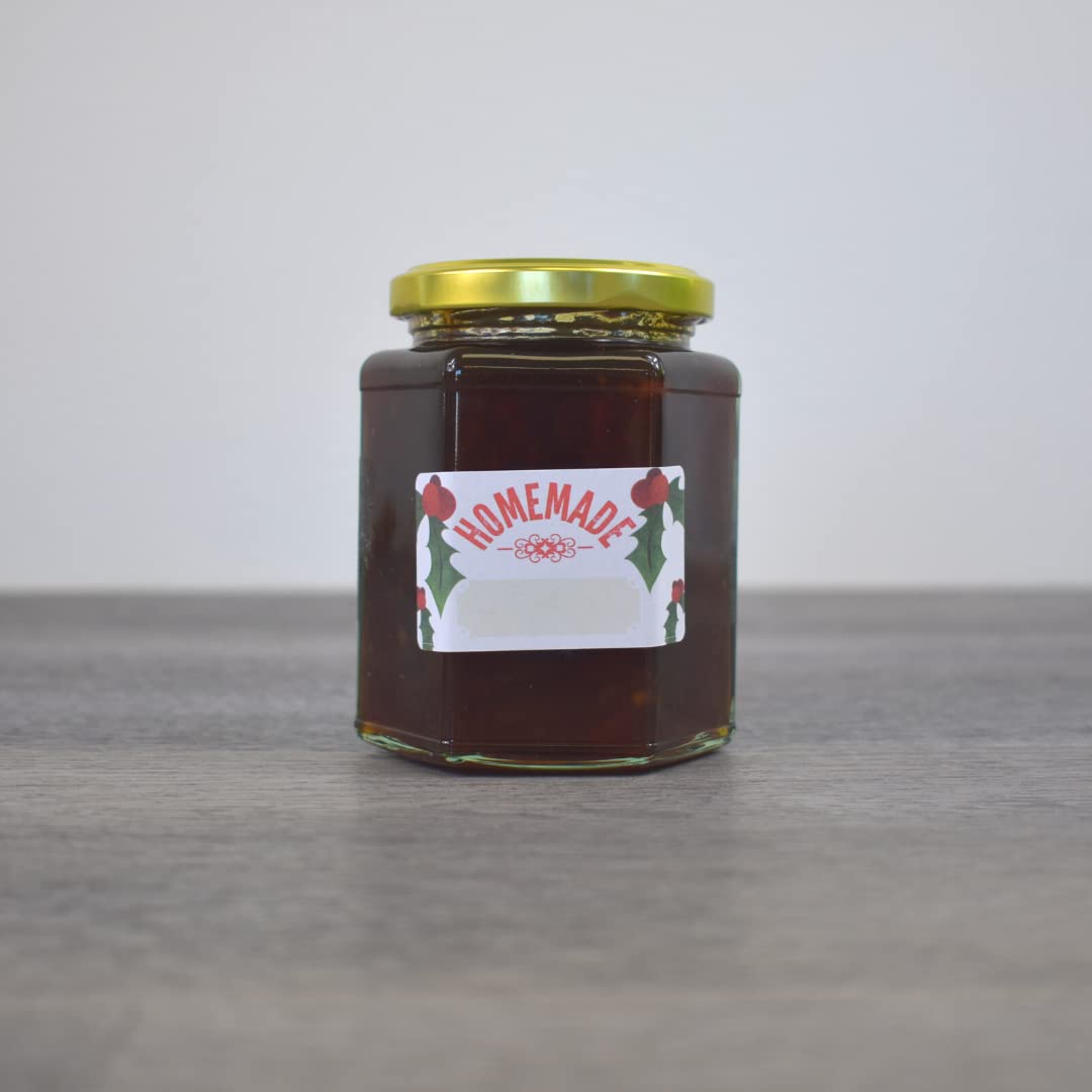 Wax Discs For Jam Jars Nutley's 96 Adhesive Christmas Holly Jam Jar Labels Self U 341543