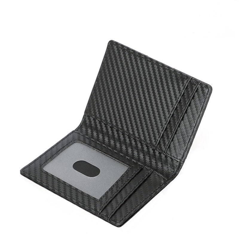 Card Bag Carbon Fiber Pattern Pull Out Multi-function Card Card Sleeve Men's Business Card Bag3