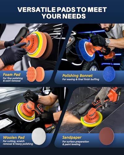 Cordless 8-Speed Car Polisher