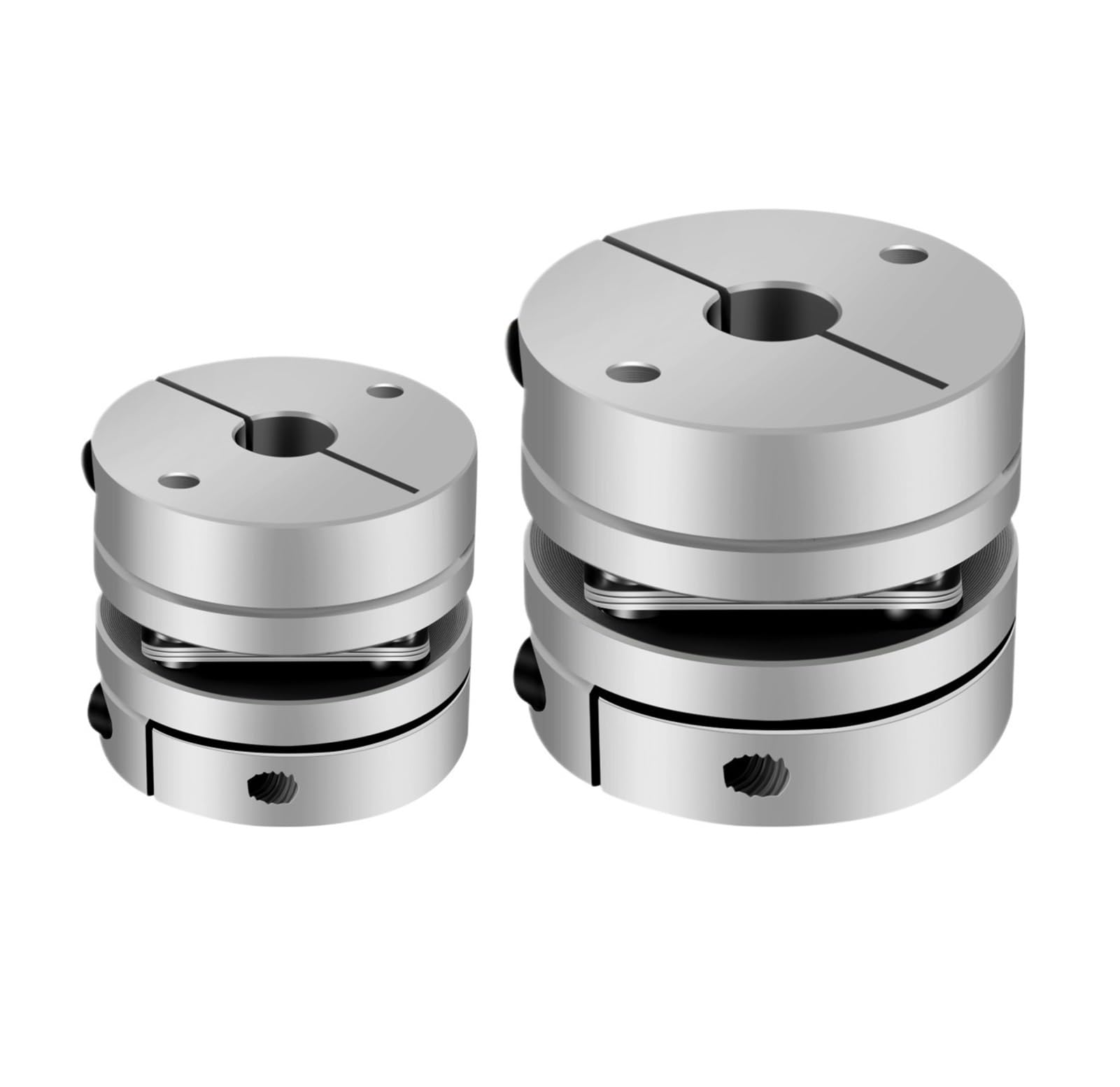 Accoppiamento a membrana 1PC D94L68 Giunto elastico a diaframma singolo in lega di alluminio D94 L68 Encoder for servomotore passo-passo a vite a sfere(20X28)