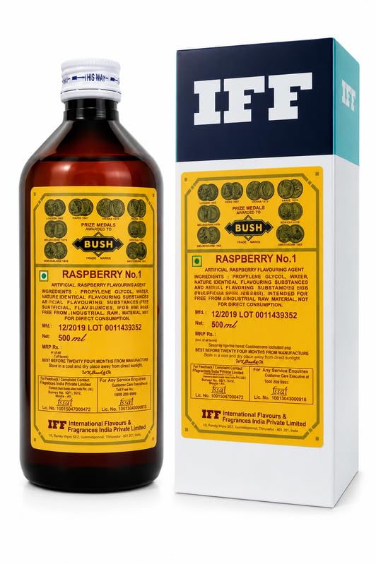 Image of IFF, Bush Raspberry No. 1, Aritifical Raspberry Flavouring Agent - 500 Ml