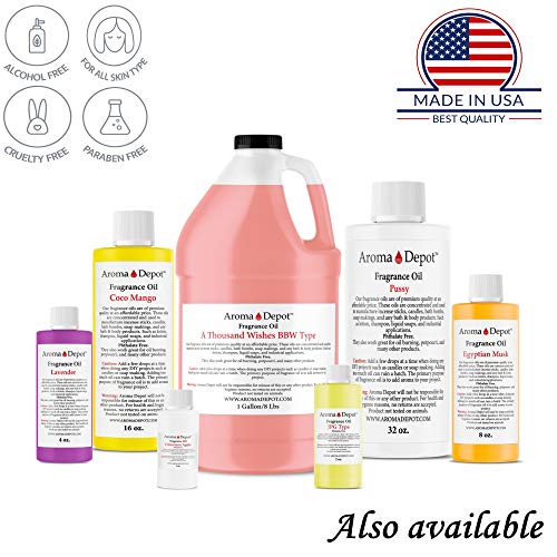 Aroma Depot Egyptian Musk Perfume/ Body Oil (7 Sizes) Our Interpretation, Premium Quality Uncut Fragrance Oil Musk Scent (4 Ounce Plastic Bottle (120Ml)) #TOP2