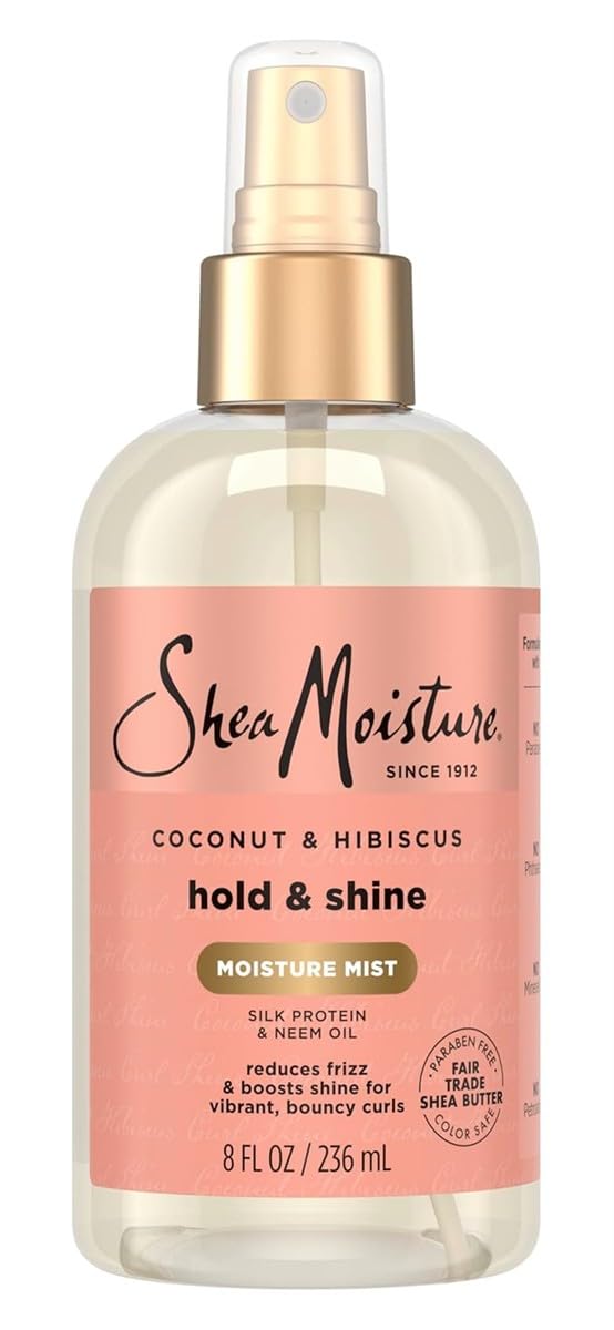 Shea Moisture Coconut & Hibiscus Hold And Shine Mist 8oz (6 Pack)
