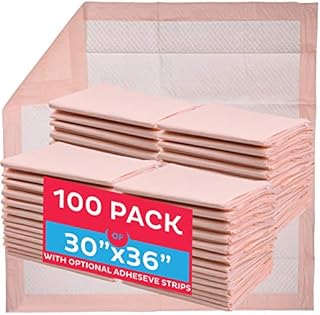 Premium Disposable Underpads 30 x 36 Inch (Packed 4 x 25 Case) Ultra Absorbent Chux Incontinence Bed Pads, Pet Training Pads X-Large 100/Case