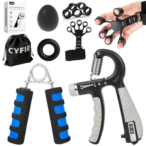 CYFIE Adjustable Grip Strength Trainer Kit