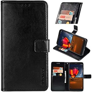 Google Pixel 4A 4G Premium Leather Wallet Case [Card Slots] [Kickstand] [Magnetic Buckle] Flip Folio Cover for Google Pixel 4A 4G Smartphone(Yellow)